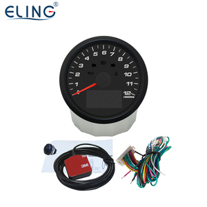 ELING 85mm GPS Compteur de Vitesse 0-299 km/h MPH Odomètre avec Tachymètre 12000RPM pour Moto Auto Jauge de Niveau De 12V <span class=keywords><strong>24V</strong></span> - Product Image 6