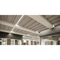 Baffles acoustiques modernes en fibre de polyester U Tech de 12 mm avec un NRC élevé de 0,8 pour la décoration des plafonds des écoles et des hôtels