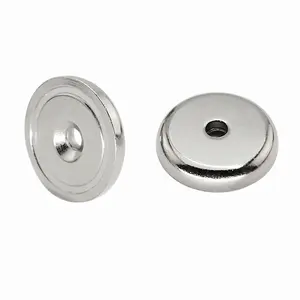 Round Base Super Heavy Duty Magnets For Fishing China Countersunk Pot Magnet Neodymium Hole Magnets