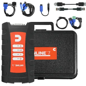 สำหรับรถบรรทุกของ Cummins Inline 7 Data Link Adapter สำหรับ Cummins เครื่องมือวินิจฉัยด้วยซอฟต์แวร์8.7ของ Cummins