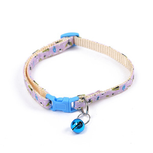 Pet Collars For Cats And Dogs Adjustable With <b>Bell</b> Cartoon Printed <b>Small</b> Size - Product Image 4