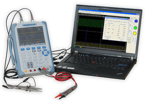 Oscilloscope numérique portable Hantek DSO1000S Series, bande passante 60-200 MHz, 1GSa/s, 1M DMM, écran LCD 5,6 pouces pour le service sur le terrain en électricité - Product Image 3