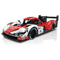 Ensemble de blocs de construction de voiture de course Technic GULY 10615 1:8, 3460 pièces, modèle de supercar, kit de montage DIY, briques de construction, jouet cadeau pour garçons et adultes