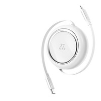 Câble de données USB 2.0 rétractable double longueur personnalisable, charge rapide 5A PD 27W 100W, cadeau d'entreprise avec logo pour ordinateur