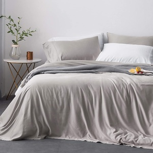 Juego de sábanas <span class=keywords><strong>Beige</strong></span> de bambú orgánico 100%, <span class=keywords><strong>edredones</strong></span> antibacterianos para hotel o Hogar, fundas de almohada para dormitorio - Product Image 2