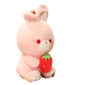Nuovo Peluche di Coniglietto Fragola Carino <span class=keywords><strong>e</strong></span> Coccoloso, un Piccolo Regalo per la Fidanzata o il Compleanno dell'Amico più Bello. - Product Image 1