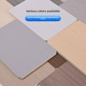 Panneau mural intégré de style moderne pour la décoration intérieure WPC Panneau en cristal de carbone <span class=keywords><strong>Placage</strong></span> de bois géométrique Conception de métal - Product Image 5