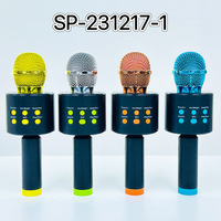 Microphone sans fil portable LED, micro audio portable compatible TikTok, micro pour podcast, enregistrement musical, équipement de studio
