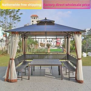 Tienda de sombrilla móvil de pérgola de cuatro esquinas de <span class=keywords><strong>aluminio</strong></span> <span class=keywords><strong>para</strong></span> exteriores simple <span class=keywords><strong>para</strong></span> patio <span class=keywords><strong>para</strong></span> ocio móvil de ocio al aire libre - Product Image 2