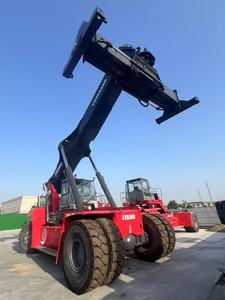 Máquina elevadora de contenedores de servicio pesado Kalmar Reach Stacker DRF450 DRT450 de 45 toneladas, con pocas horas de uso, alto rendimiento, en venta a bajo precio. - Product Image 4