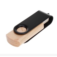 Memoria USB de Madera OEM con Logotipo Personalizado, Memoria USB Giratoria de Metal de 128GB 64GB 32GB 16GB 8GB 4GB 2GB 1GB, Fabricante de Memorias USB