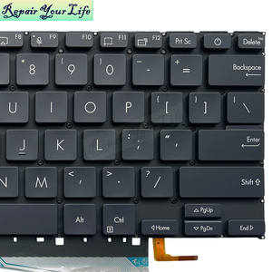 คีย์บอร์ดแล็ปท็อปแบ็คไลท์สำหรับ <span class=keywords><strong>Asus</strong></span> <span class=keywords><strong>X1402ZA</strong></span> ใหม่คีย์บอร์ด X1403 0KNX0-162NRU00สีดำ X1405 X1404 - Product Image 3