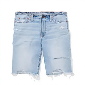Women's <b>High</b> Waist Denim Shorts Custom Stretch Jean Shorts Casual Summer Fashion OEM ODM Private Label Manufacturer - Product Image 1