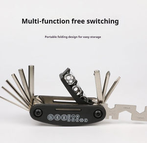 High Quality Mini Repair Pocket Folding Tool <b>Set</b> for Mountain/Road Bikes Metric Industrial Grade 30lb-in Max <b>Torque</b> - Product Image 2