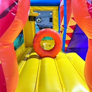 Castillo Inflable Fun City y Brincolín Inflable ODM con Correas <span class=keywords><strong>de</strong></span> Anclaje, Suministro Directo <span class=keywords><strong>de</strong></span> Fábrica, Precio al por Mayor - Product Image 2