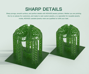 Nova3d dễ dàng đúc cao sáp UV nhựa đối với trang sức <span class=keywords><strong>3D</strong></span> máy <span class=keywords><strong>in</strong></span> - Product Image 5