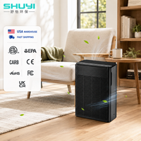 Purificateur d'air HEPA pour grandes pièces, directement de l'usine, pour chambre à coucher, salon, espaces pour animaux domestiques, avec faible niveau sonore, verrouillage enfant et certifications ETL EPA CARB UKCA