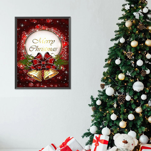 Venta <span class=keywords><strong>de</strong></span> vacaciones diamante pintura Feliz <span class=keywords><strong>Navidad</strong></span> campanas 30*40cm imagen 5d diamante arte Kit pintura al por mayor - Product Image 2