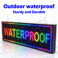Letrero LED RGB P10 con Pantalla de Mensajes Desplazables Programables a Todo Color para Gasolineras y Negocios en Exteriores