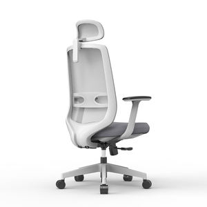 Silla de oficina ergonómica ejecutiva giratoria de malla con respaldo alto para personal de Gerente de lujo, muebles de oficina modernos directos de fábrica con muestra gratis - Product Image 4