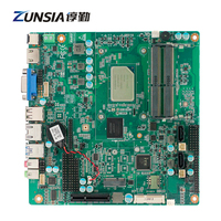 Pabrik Intel Celeron J6412 mini-itx Motherboard 2 * Lan 6Com LVDS/eDP + VGA + HD1.4 kios industri semua dalam satu Panel PC Motherboard