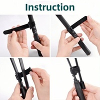 Antena Plegable de Goma para Walkie-Talkie Táctico CS de 48CM, UV-5R UV de Doble Banda, Conector Hembra, Antena de Radio Portátil