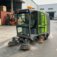 Balayeuse de voirie autoportée commerciale et industrielle, aspirateur de poussière pour sols, balayeuse de rue