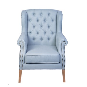 New Design Wooden Chesterfield Wingback High Back Living Room Accent Sofa <strong>Chairs</strong> - Product Image 1