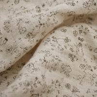 Importé Double Pluie Rosée Tissu Lin Nouveau Style Pyjama Robe avec Revêtement PU Fil Peigné Tissé Techniques et Plaine Dentelle Trame