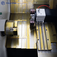 Torno CNC FCK40 de Bancada Inclinada Horizontal FULU, Alta Estabilidad, Rendimiento Confiable, Automatización de Precisión, Control CNC GSK