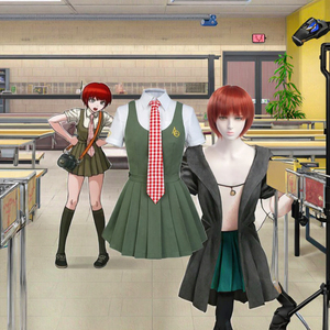 Set di costumi cosplay <span class=keywords><strong>Anime</strong></span> <span class=keywords><strong>Danganronpa</strong></span> Koizumi Mahiru, uniformi giapponesi, gonne, abiti da marinaio per donna - Product Image 2