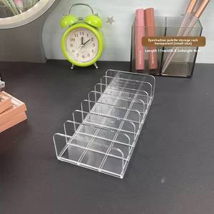 Boîte de rangement de maquillage de bureau en <span class=keywords><strong>plastique</strong></span> NFS Palette d'ombres à paupières et tiroir à poudre Diviseur d'étagère à cosmétiques - Product Image 6