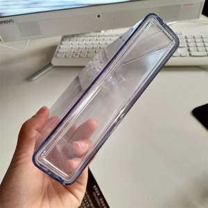 Summer Portable Clear Reusable 450ml <b>Flat</b> <b>Water</b> <b>Bottle</b> for School Sports Travel Dining Time Slim <b>Water</b> Cup - Product Image 5