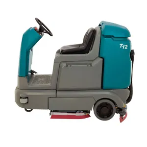 Tennant T12 sürüş tipi yer silici kurutucu makine akülü binici yıkayıcı üzerinde popüler Scrubber binmek