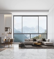 Modernes Horizontales Hurrikan-Beständiges Energieeffizientes Thermisch Getrenntes Aluminium-Glas-Schiebefenster für Hotels und Villen