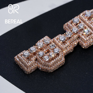 Luxury Vvs Moissanite Letter 3D Chain Pendant Custom Iced Out Hip Hop Pass Diamond <b>Tester</b> Round Cut Diamond Name Pendant Jewelry - Product Image 3