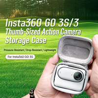 حقيبة حمل صلبة من مادة EVA لجهاز Insta360 GO 3S، حقائب تخزين واقية، حقائب سفر محمولة مقاومة للماء، غطاء حامل