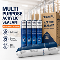 Mastic acrylique à faible teneur en COV en vrac pour l'étanchéité des cadres, application facile, mastic acrylique à faible teneur en COV pour joints de finition en bois, calfeutrage acrylique fin