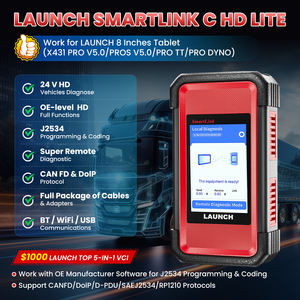 Alat Pemindai Diesel LAUNCH X431 SmartLink C V2.0 HD Lite untuk Truk HD 24V & Kendaraan Komersial, Produk Terbaru 2026 - Product Image 2