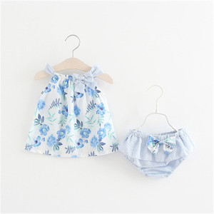 Lindos diseños de vestidos infantiles, ropa de franela para bebés, niñas con bragas, falda de diseñador, sitios web de compras - Product Image 2