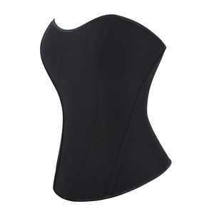 Women Overbust Crocheted Corset Zipper Waist Bustier <strong>Top</strong> <strong>Black</strong> Elegant <strong>Basques</strong> Corselet Eco-Friendly Anti-Bacterial - Product Image 6