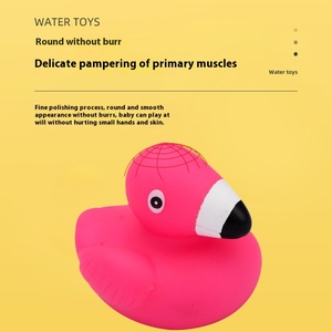 Biểu Tượng Tùy Chỉnh Tắm Đồ Chơi Bé Nước Chơi Đồ Chơi <span class=keywords><strong>Flamingos</strong></span> Kneadle Mùa Hè Phim Hoạt Hình Giải Nén Trẻ Em Tắm Đồ Chơi Nước - Product Image 4