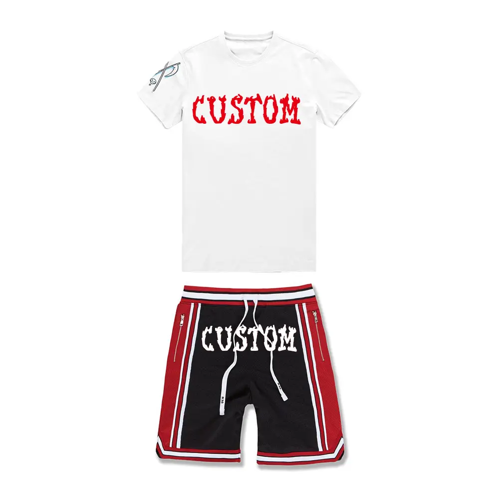 Custom Men's jersey sets mens shorts set and Shorts basketball suit factory price