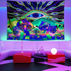 Venta al por mayor Entrega rápida Trippy <span class=keywords><strong>Tapiz</strong></span> Psicodélico Espiritual <span class=keywords><strong>Tapiz</strong></span> de dibujos animados - Product Image 5