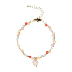Woven <b>Bracelet</b> Macaron Color Crystal <b>Pearl</b> Woven <b>Bracelet</b> for Women Uionen 2257 - Product Image 5