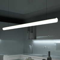 Échantillons gratuits, profil LED rond en aluminium suspendu avec diffuseur PC, bande lumineuse LED de 30 mm, 60 mm, 120 mm de diamètre
