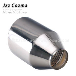 Embout d'échappement universel pour camion, modification, noir, diamètre de 2 à 4 pouces, découpe de 5,91 pouces, longueur totale, sortie simple - Product Image 3