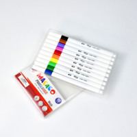 Ensemble de 10 stylos de couleur à pointe fine, marqueurs à pointe fine de 0.4mm pour le dessin, la prise de notes, la papeterie scolaire