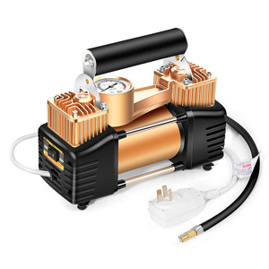 Bomba de Aire de Doble Cilindro 220V para Hogar y Coche con Bolsa para Balón y Anillo de Natación, Fabricada en Metal AX-8807 - Product Image 4