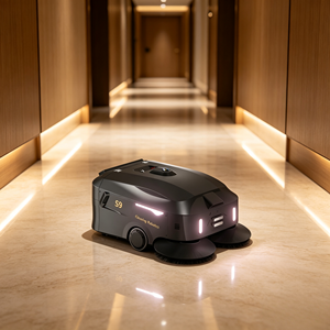 Model S9 autonomous cleaning robot comes with large capacity dust bin to reduce frequent garbage emptying on work sites - Product Image 1